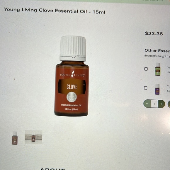 Clove Young Living Essential Oil 15 ml new sealed - Picture 3 of 3
